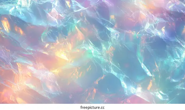 Abstract iridescent surface texture background