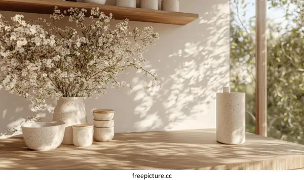 Stylish Kitchen Decor with Natural Elements