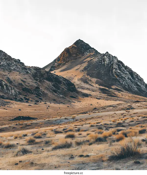 Mountain Range in the Desert