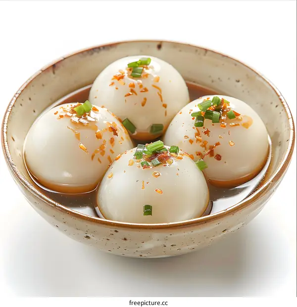 Glutinous Rice Balls in Sweet Ginger Soup