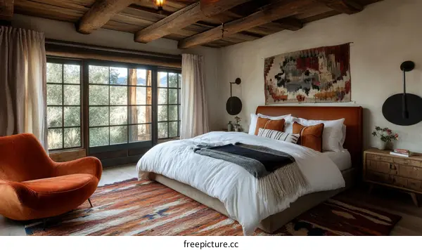 Rustic Modern Bedroom Interior Design