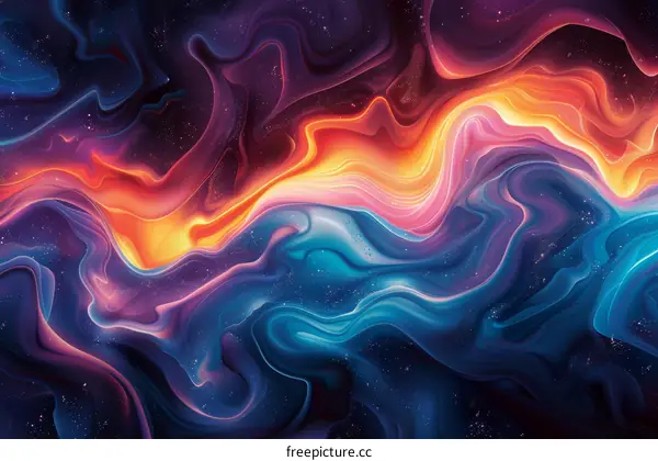 Cosmic Tapestry: A Nebula's Kaleidoscopic Dance