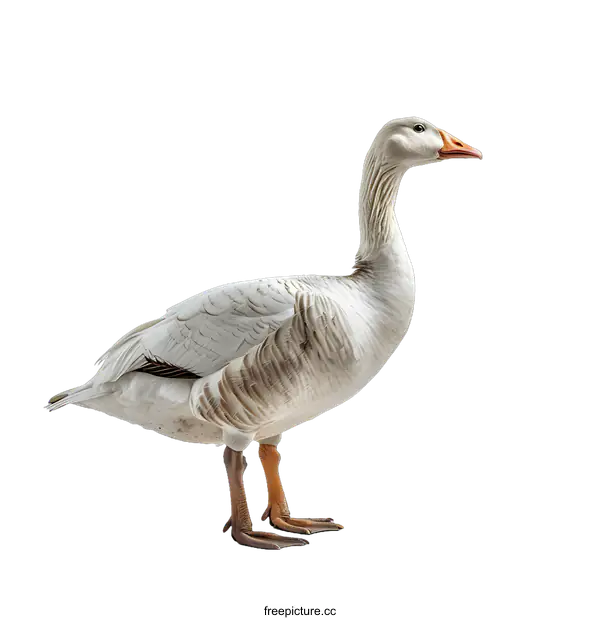 [Transparent Background PNG]A Goose on White Background