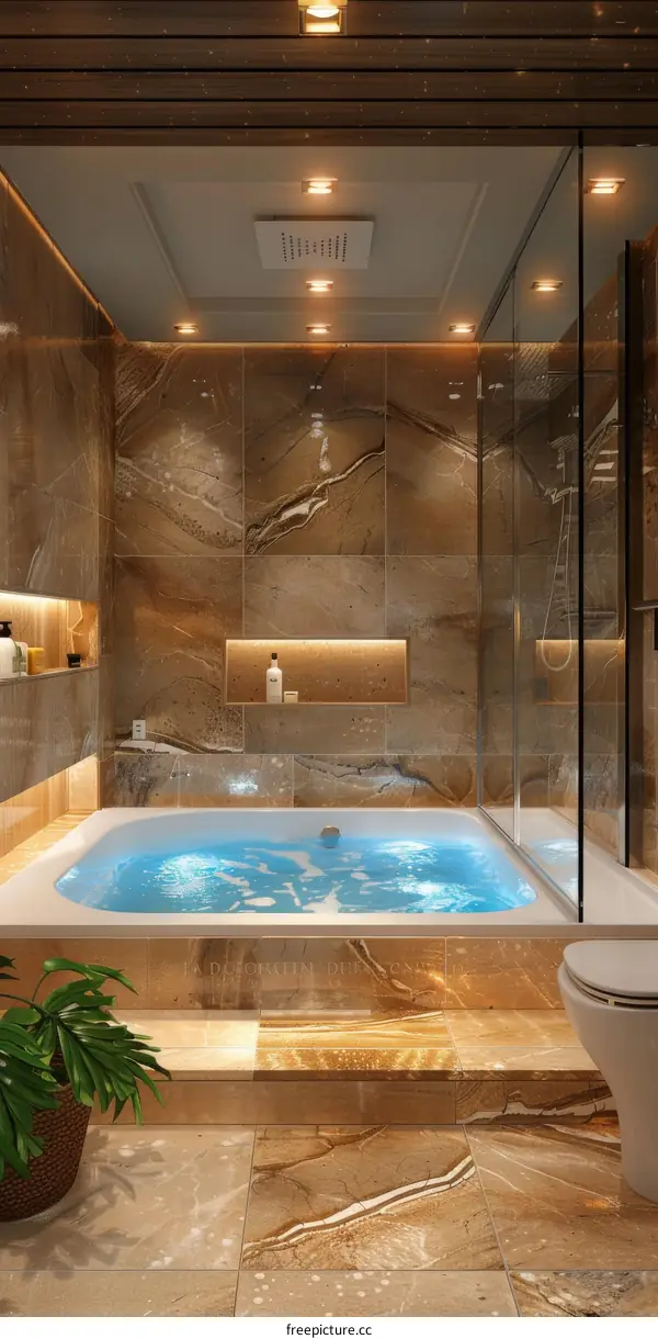 Luxury Modern Spa Bathroom Design