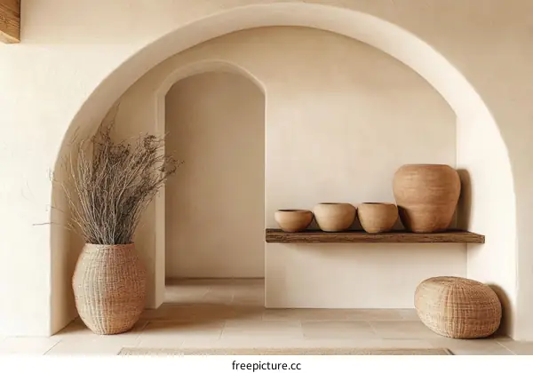 Beige Interior Design with Natural Decor