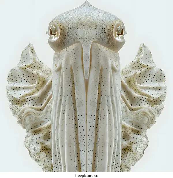 Abstract Sculpture of a Squid