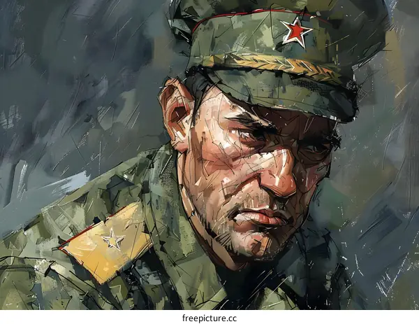 Portrait of a Soviet Officer