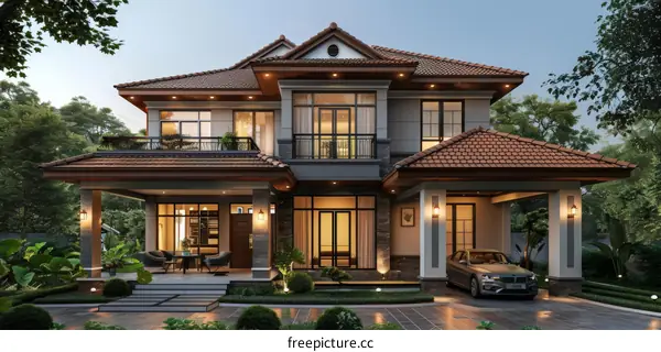 Modern Elegant House Exterior Design