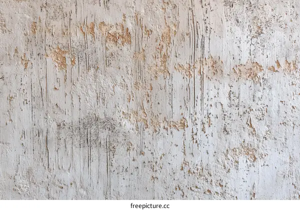 Textured Beige and White Wall Surface