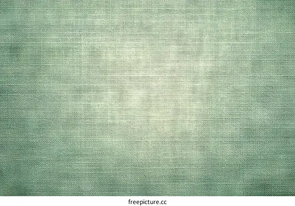Closeup of Light Green Fabric Texture
