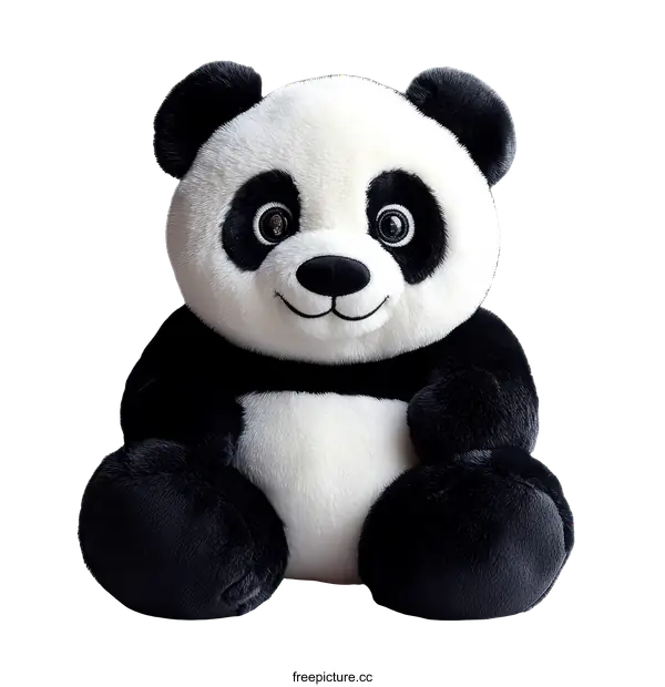 [Transparent Background PNG]Cute Plush Panda Toy for Children