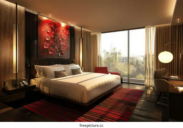 Opulent Hotel Room Interior