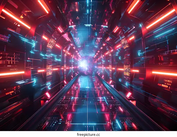 Futuristic Tunnel Interior Design