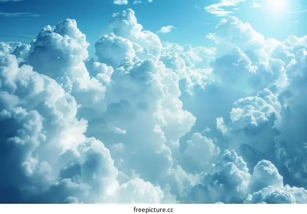 Spectacular View of the Clouds from Above