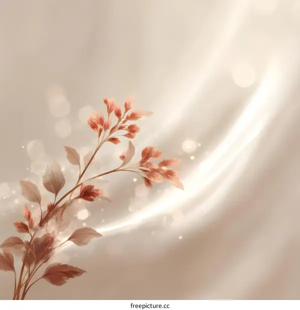 Elegant Floral Design on Delicate Fabric