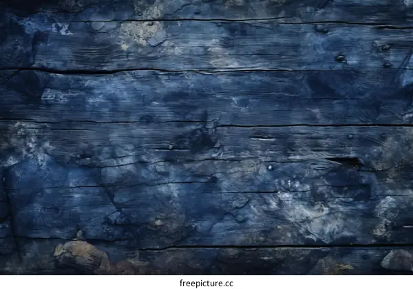 Blue wooden background texture