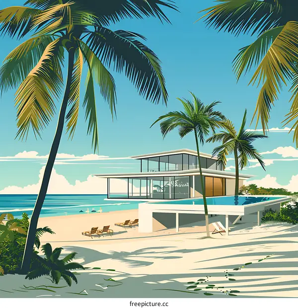 Tropical Beach House with Infinity Pool