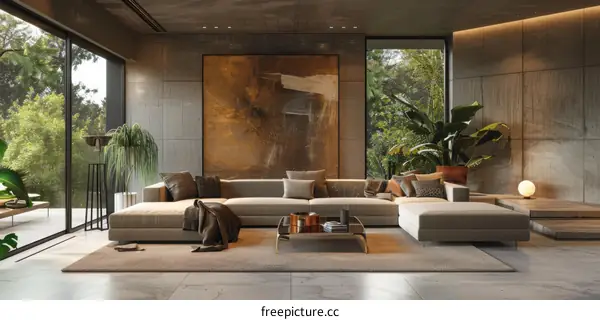 Modern Minimalist Living Room Design