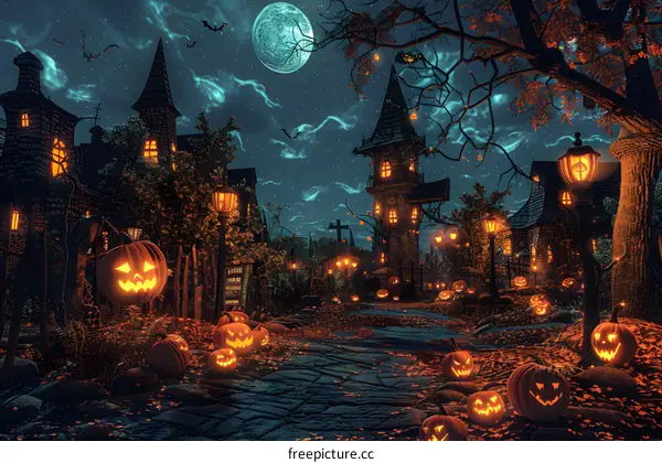 Halloween Pumpkin Town