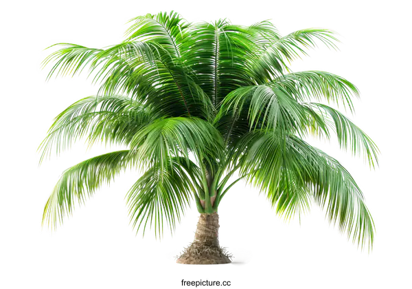 [Transparent Background PNG]Single Coconut Tree