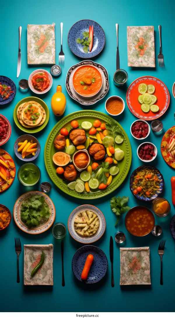 A table full of delicious Indian food