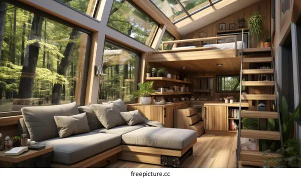 Modern Cabin Retreat with Forest Views