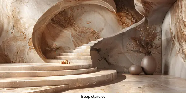 Abstract Modern Architectural Interior Design