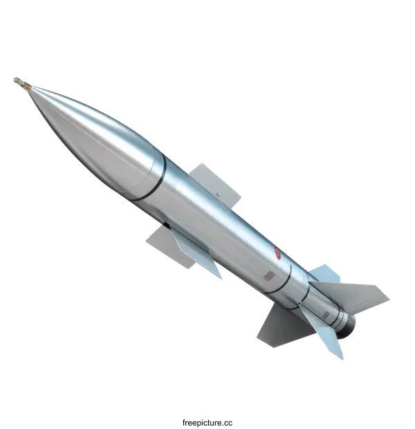 [Transparent Background PNG]Modern Military Missile Illustration