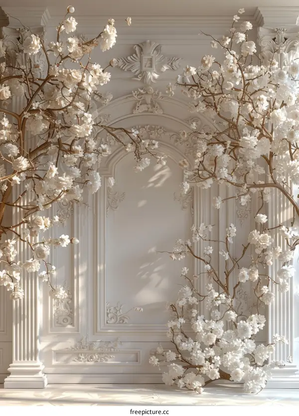 Elegant Vintage Floral Decor Interior Design