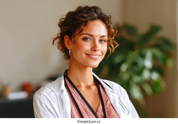 Female Doctor Smiling Portrait