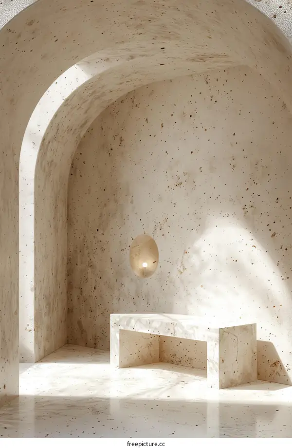 Minimalist Concrete Architectural Interior Design