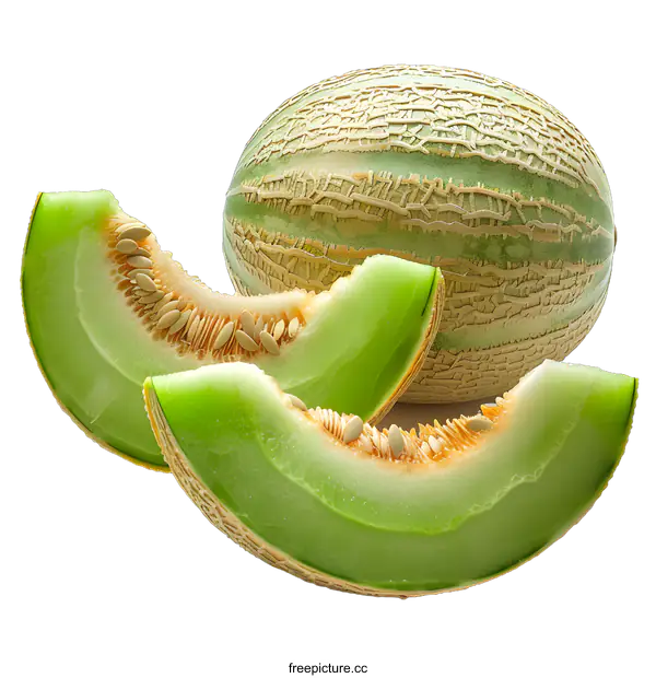 [Transparent Background PNG]Honeydew melon