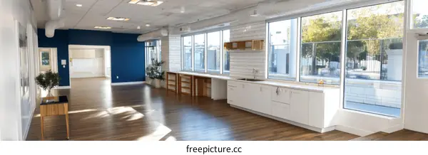 Modern Open-Concept Workspace Interior Design