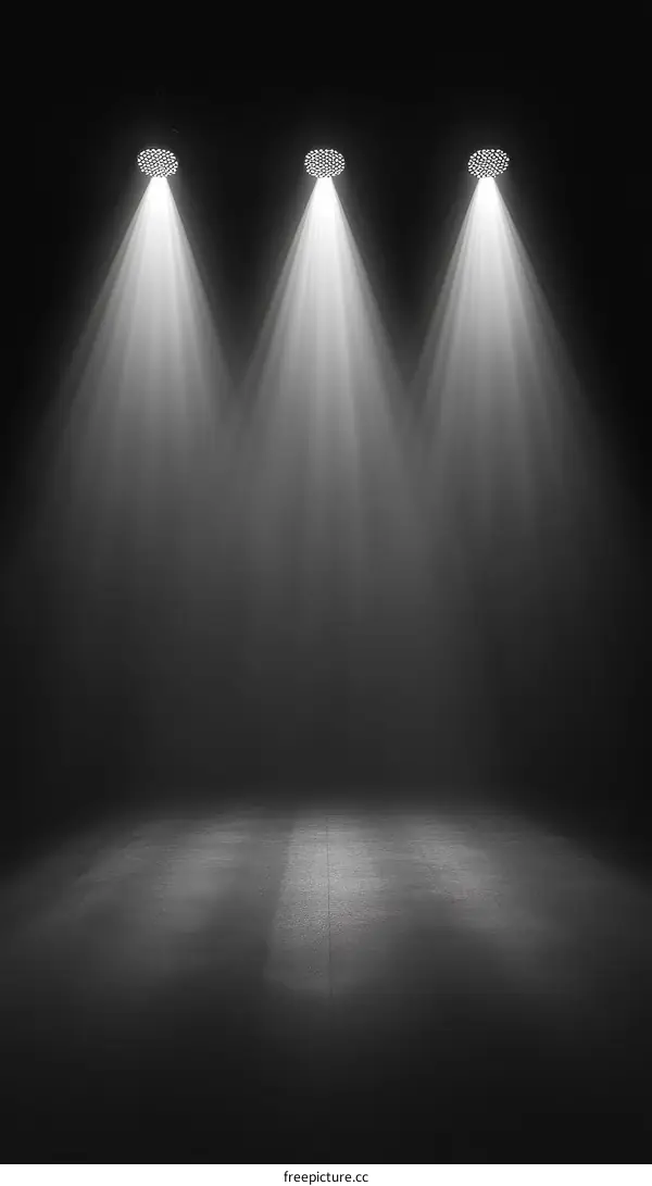 Empty Stage Spotlight  Lighting Design