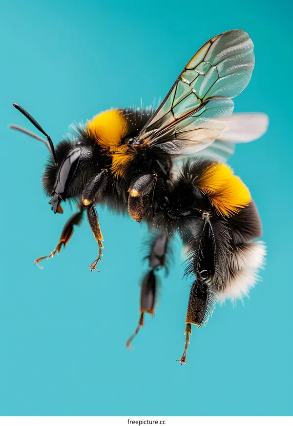 bumblebee in flight
