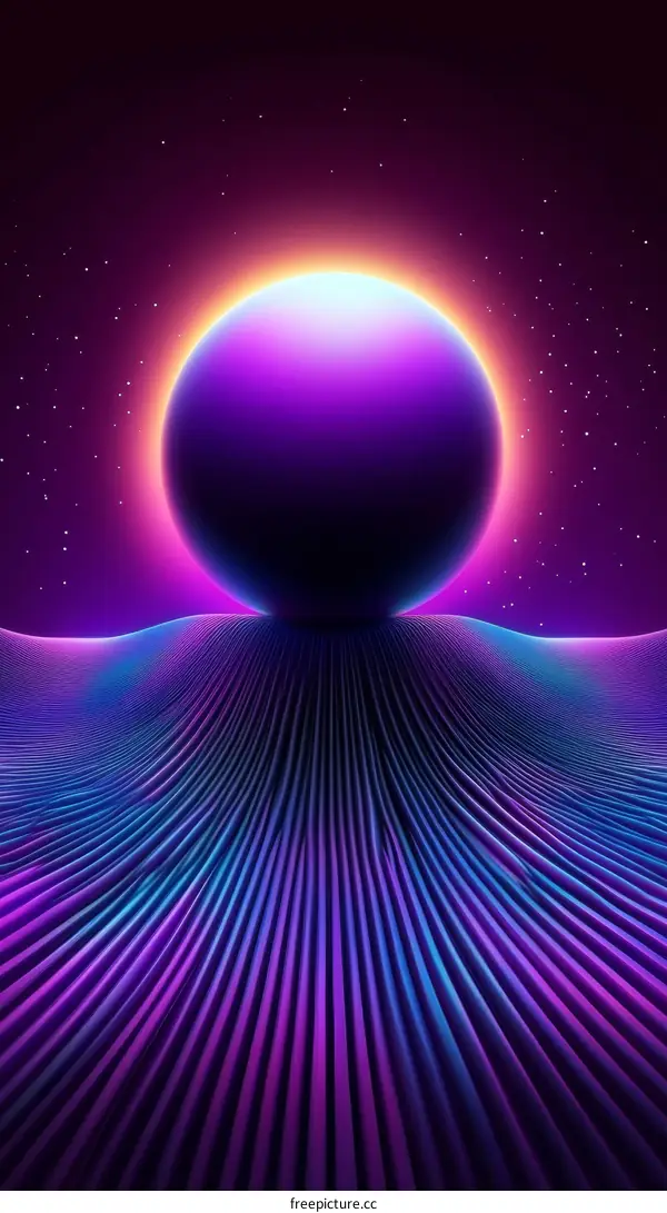 Abstract Futuristic Space Sphere
