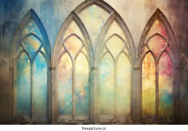 stained glass church windows