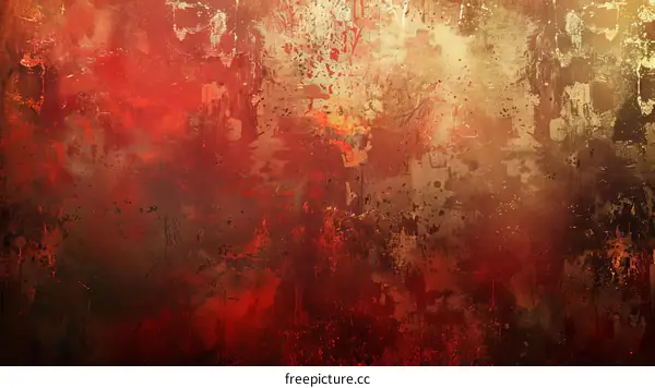 Red and Gold Abstract Background Texture