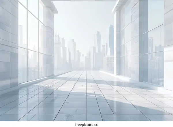 Modern Office Space with City View