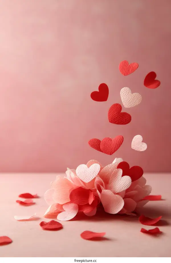 Romantic Valentines Day Heart-Shaped Decor