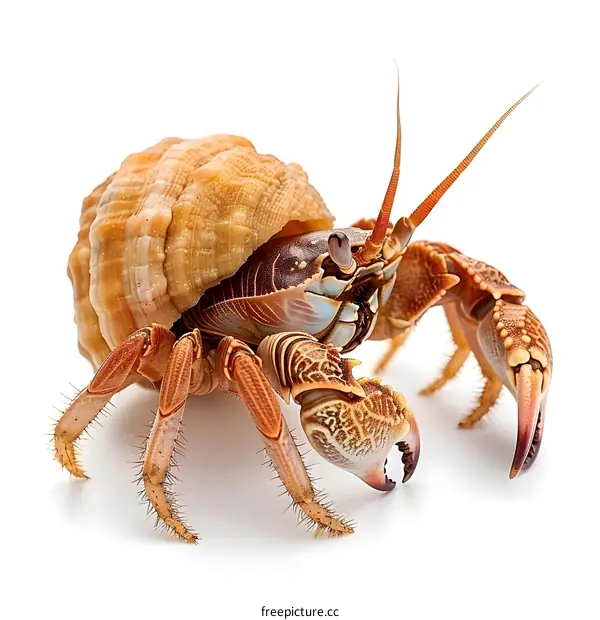 A cute hermit crab