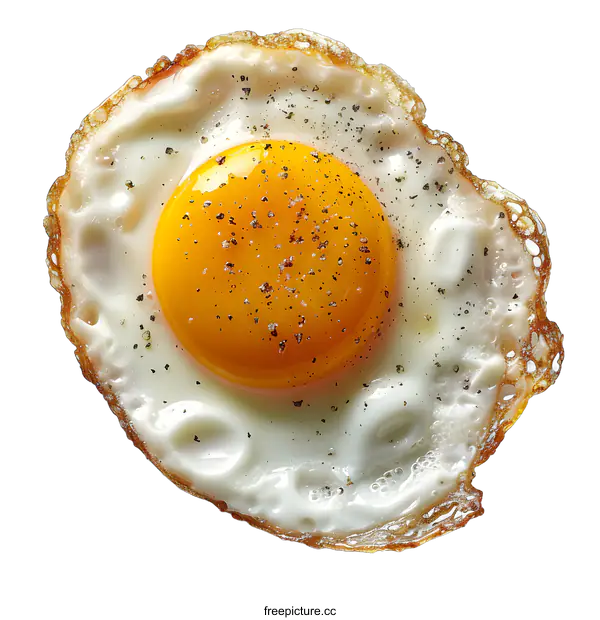 [Transparent Background PNG]Fried Egg with Pepper