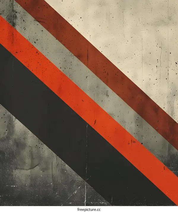 Diagonal Stripes Background in Red, Black, Grey and Beige