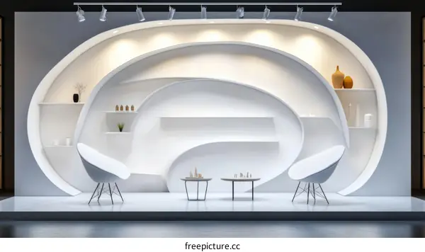 Modern Minimalist Showcase Design