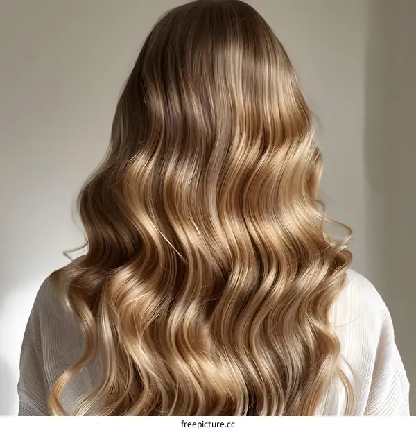 Wavy Blonde Hair