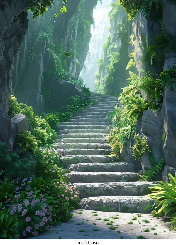Mystical Staircase to Heaven