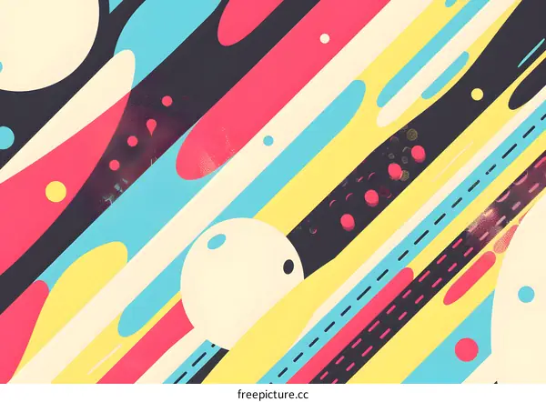 Abstract Geometric Shapes Background With Diagonal Lines