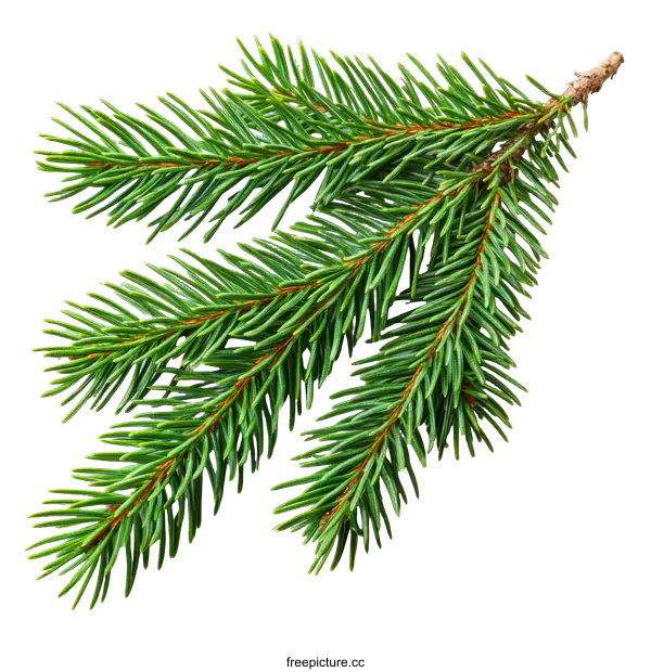 [Transparent Background PNG]Close-up of Fir Tree Branch
