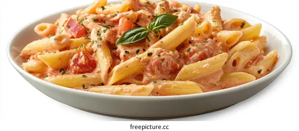 Delicious Creamy Tomato Penne Pasta Dish