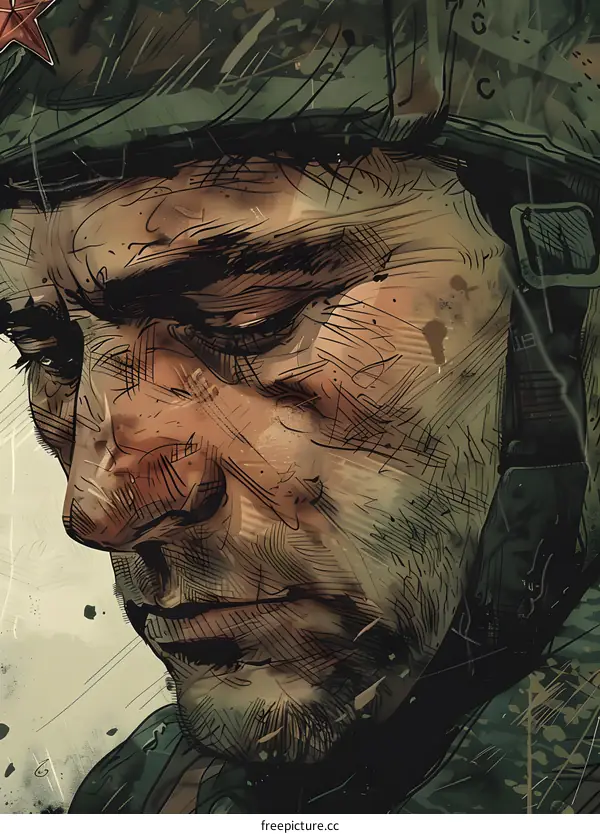 Portrait of a soldier